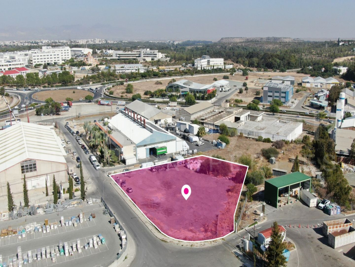 Corner industrial plot in Strovolos, Nicosia