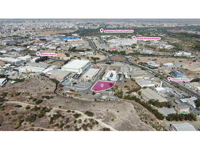 Corner industrial plot in Strovolos, Nicosia in Nicosia